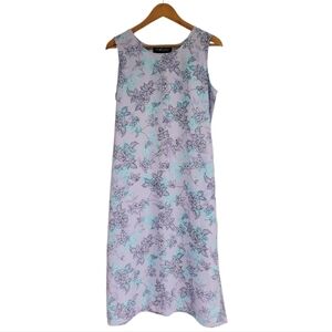 Vintage 90s Sag Harbor Floral Maxi Dress Size 10P